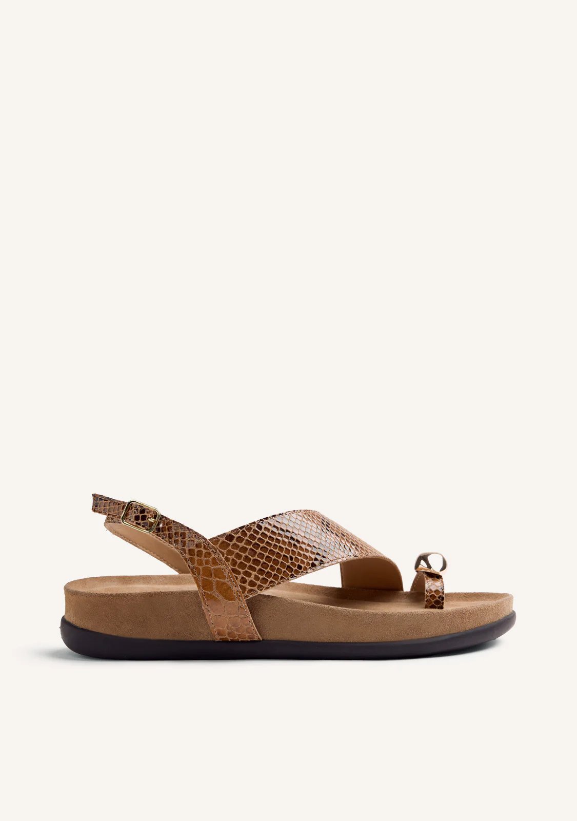 ANIMAL PRINT LEATHER JEWEL SANDALS TANAUAN