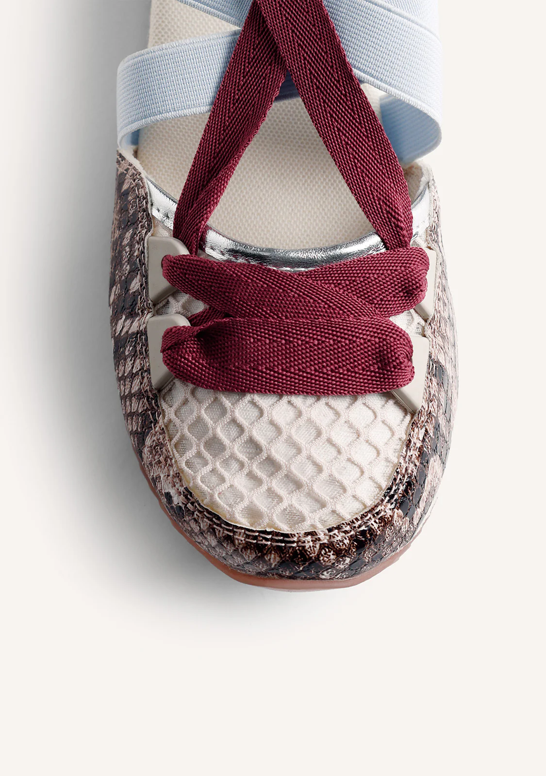 ANIMAL PRINT LEATHER OPEN WEDGE SNEAKERS ILORIN - Image 3