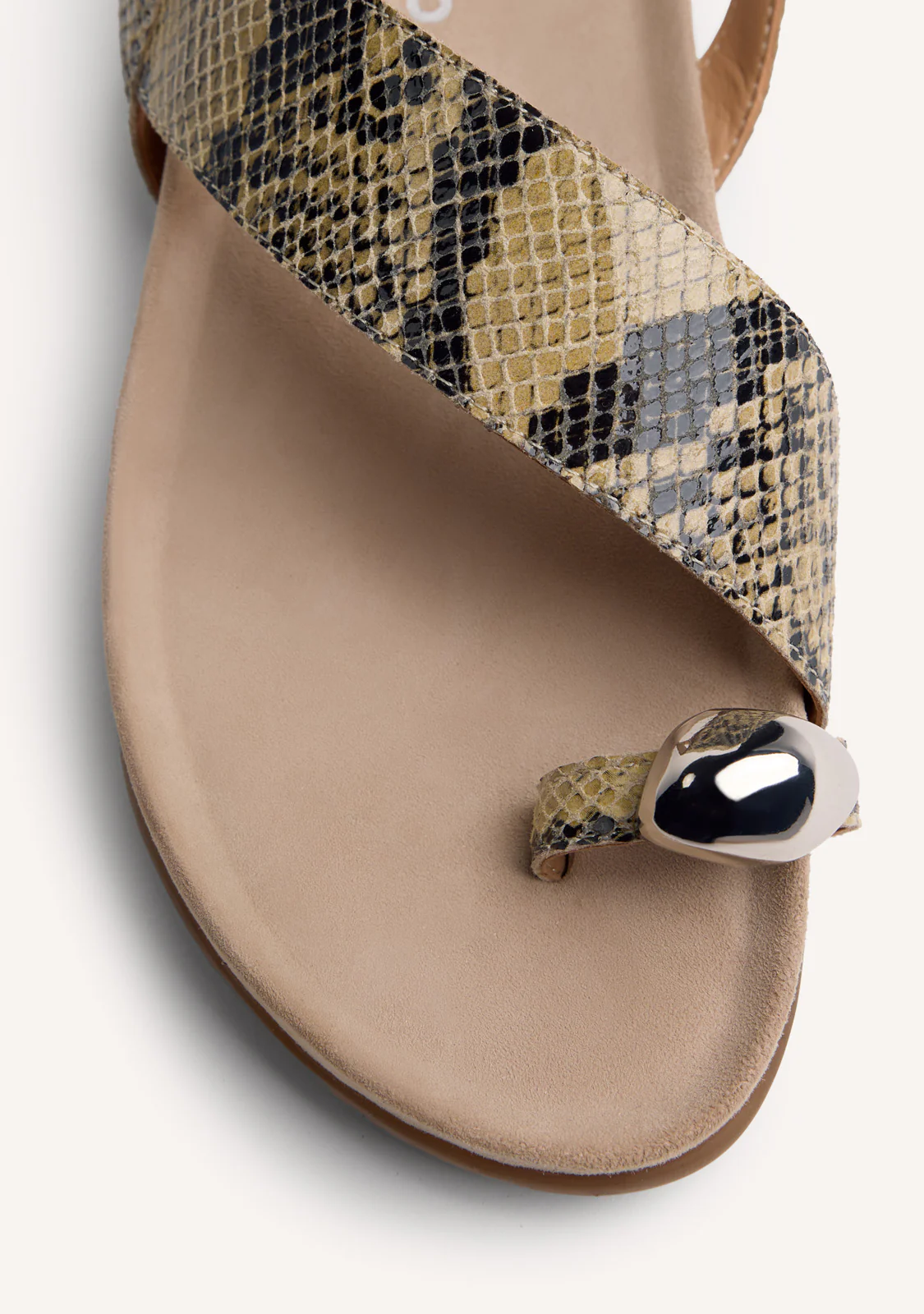 ANIMAL PRINT LEATHER JEWEL SANDALS TANAUAN - Image 3