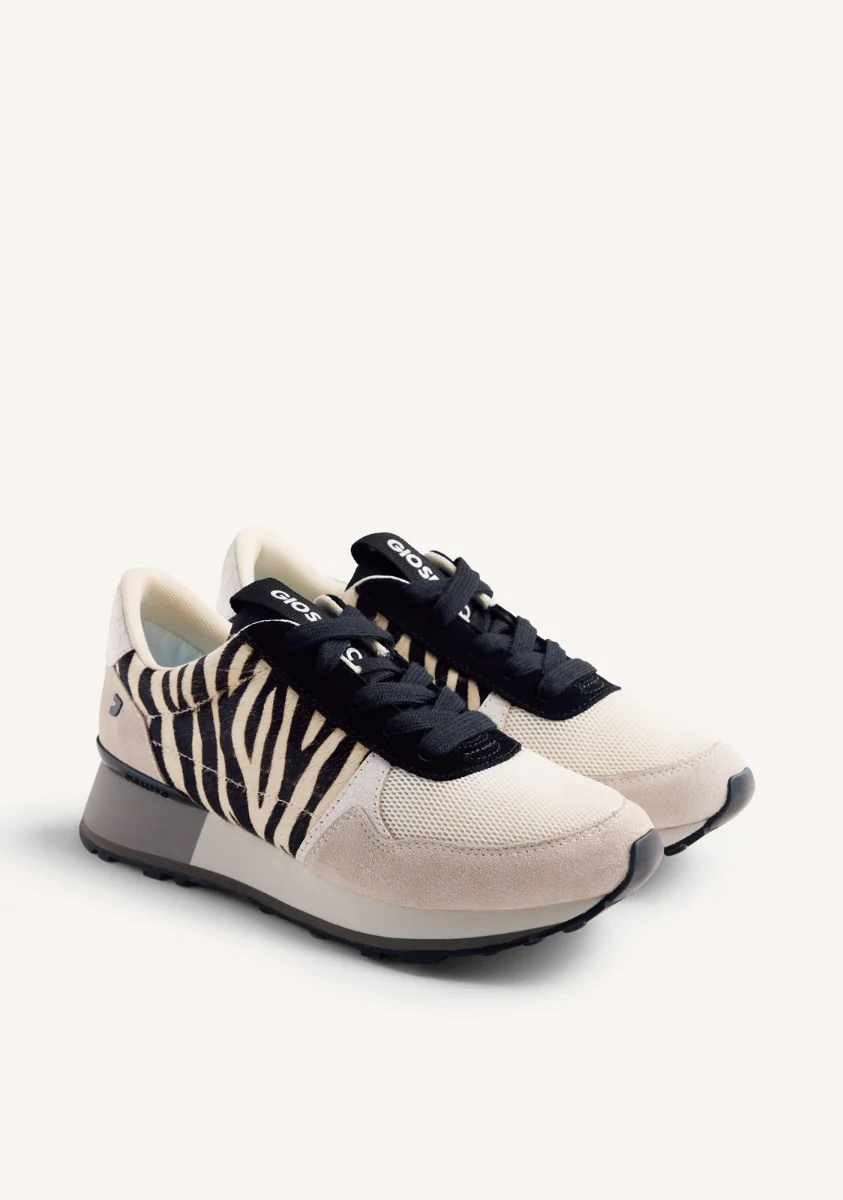 ANIMAL PRINT LEATHER SNEAKERS CHESANING - Image 2