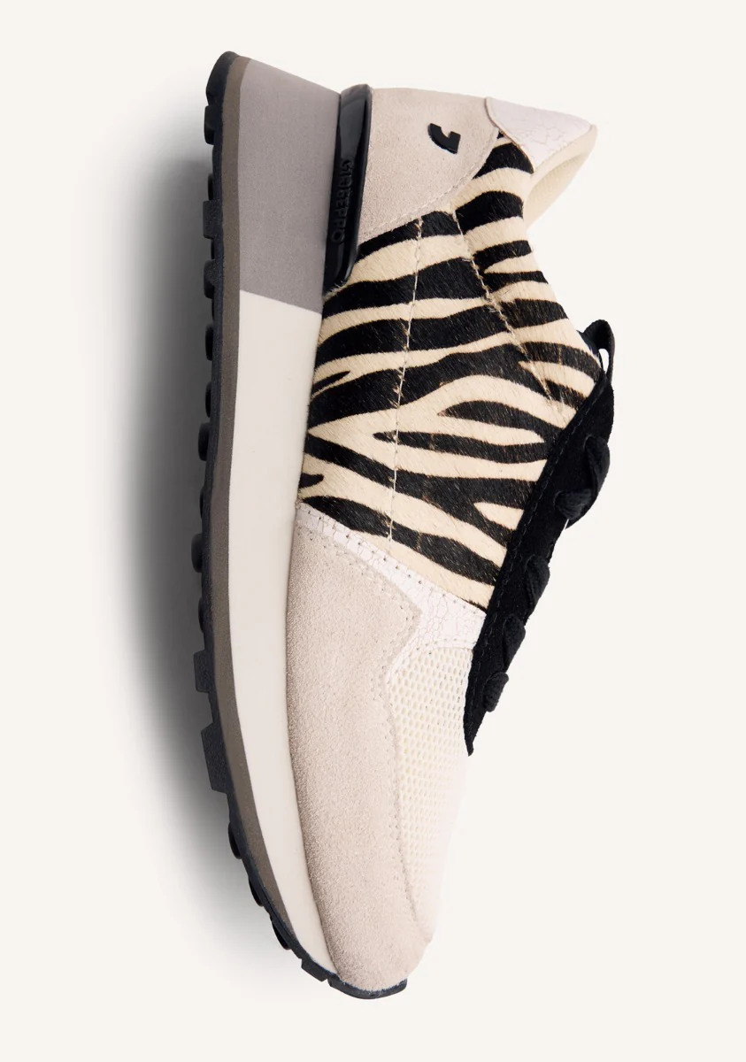 ANIMAL PRINT LEATHER SNEAKERS CHESANING - Image 5