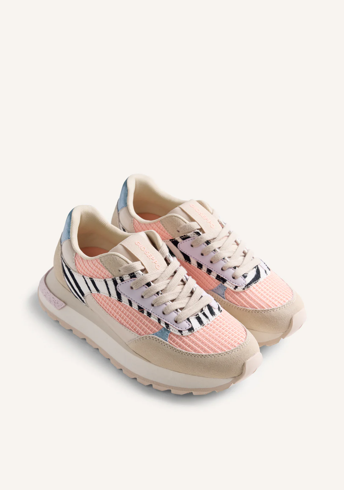ANIMAL PRINT LEATHER SNEAKERS EMALI - Image 2