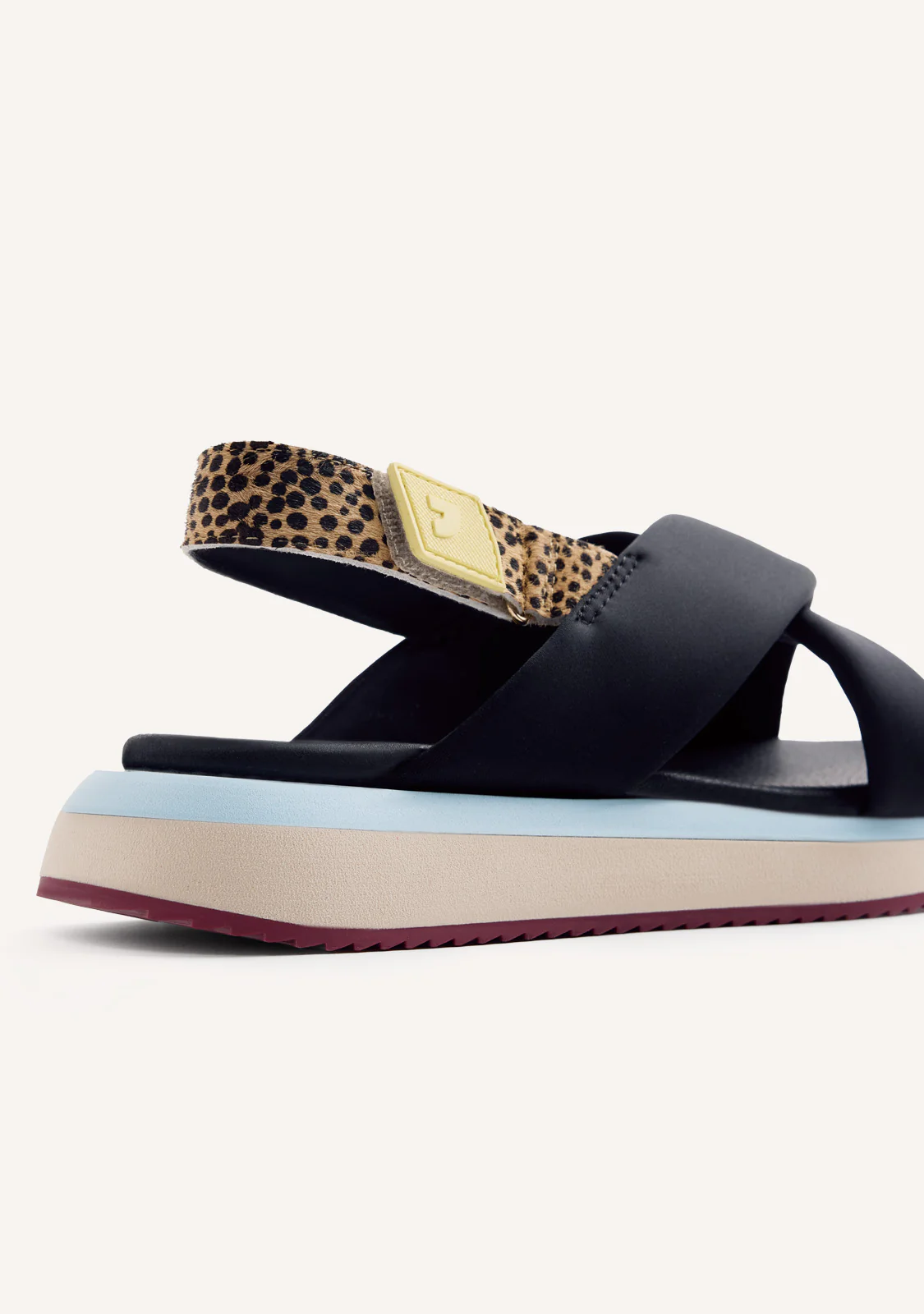 ANIMAL PRINT LEATHER SPORTY SANDALS TALISAY - Image 4