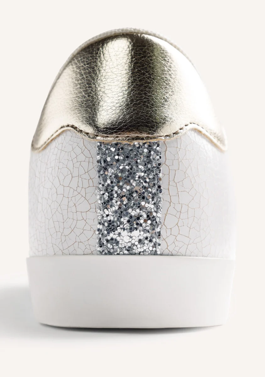 ANIMAL PRINT LEATHER WEDGE SNEAKERS EDINA - Image 5
