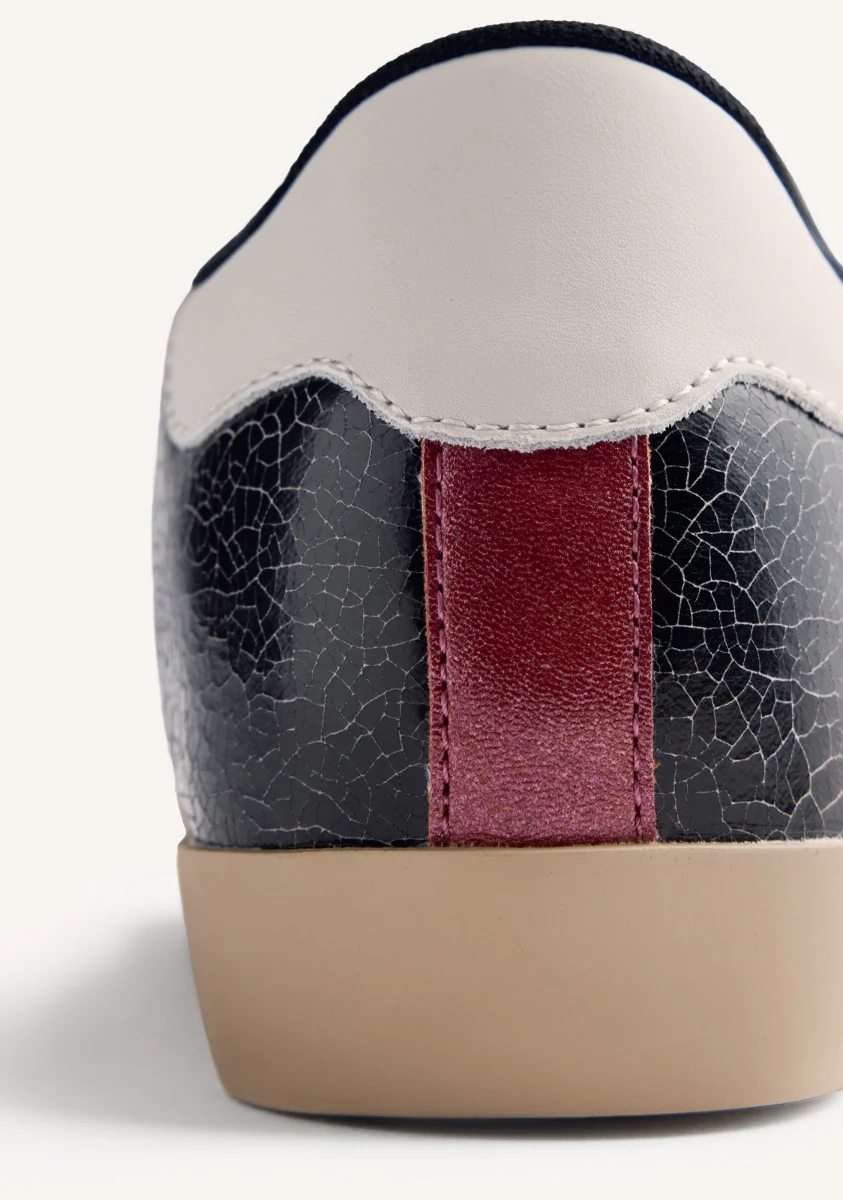 ANIMAL PRINT LEATHER WEDGE SNEAKERS EDINA - Image 5