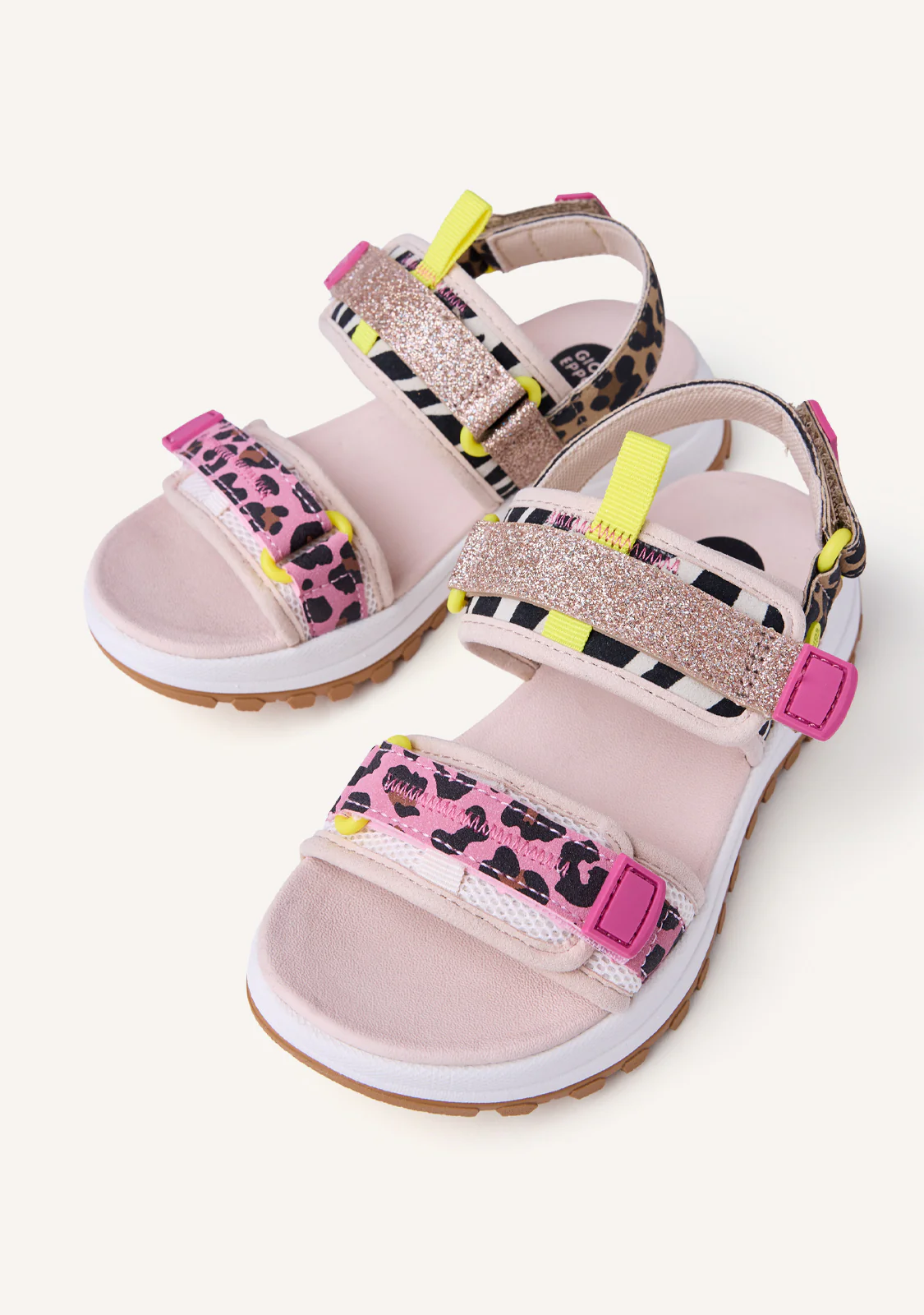 ANIMAL PRINT SPORTY SANDALS YDRE - Image 3