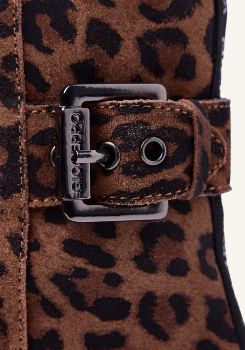 ANIMAL PRINT SUEDE LEATHER BOOTS TINTAH - Image 3
