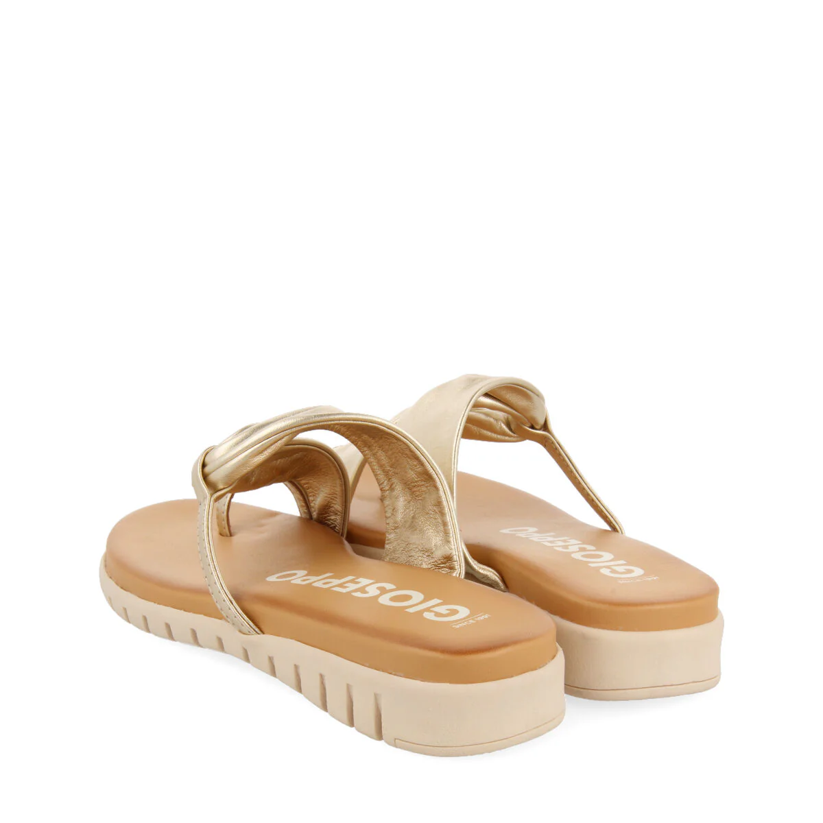 Arari women's gold slingback sandals - Image 4