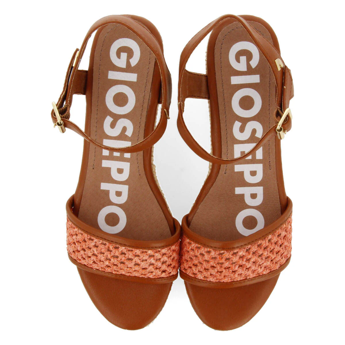 Asquins women's platform sandals with coral mesh - Image 3