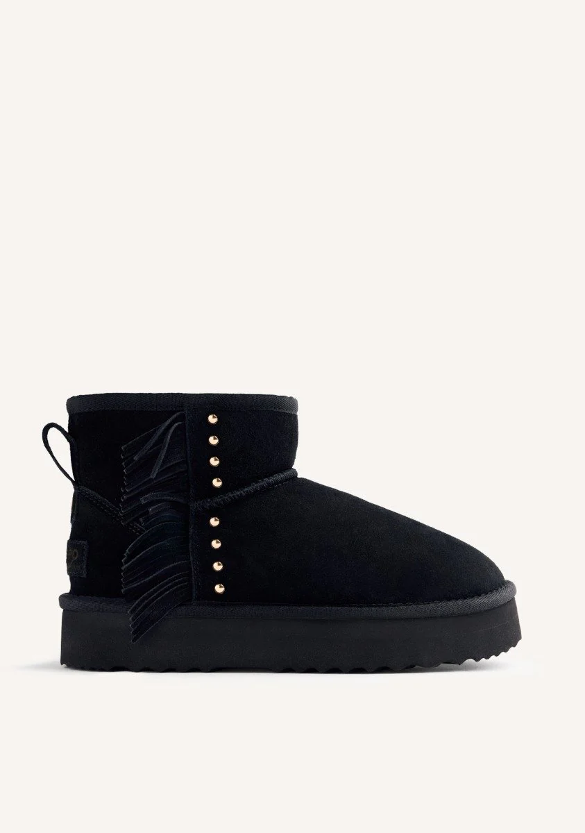 AUSTRALIAN LEATHER BOOTS FRINGES GRASSTON