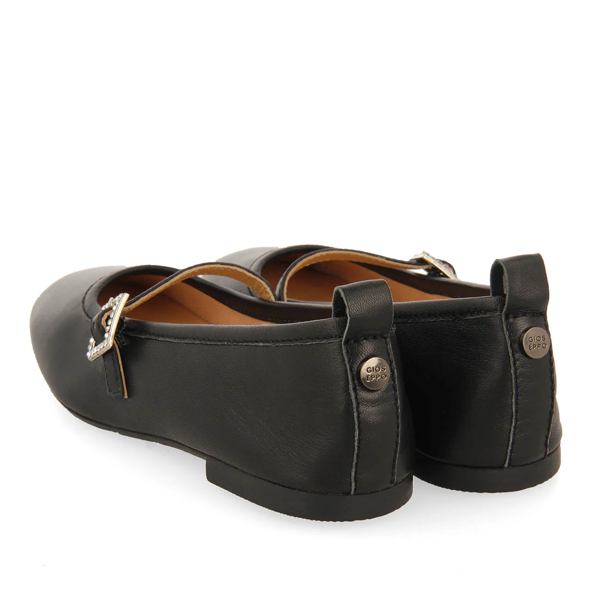 BALLET SLIPPERS WITH STRASS IN LEATHER PALERMO - Image 3
