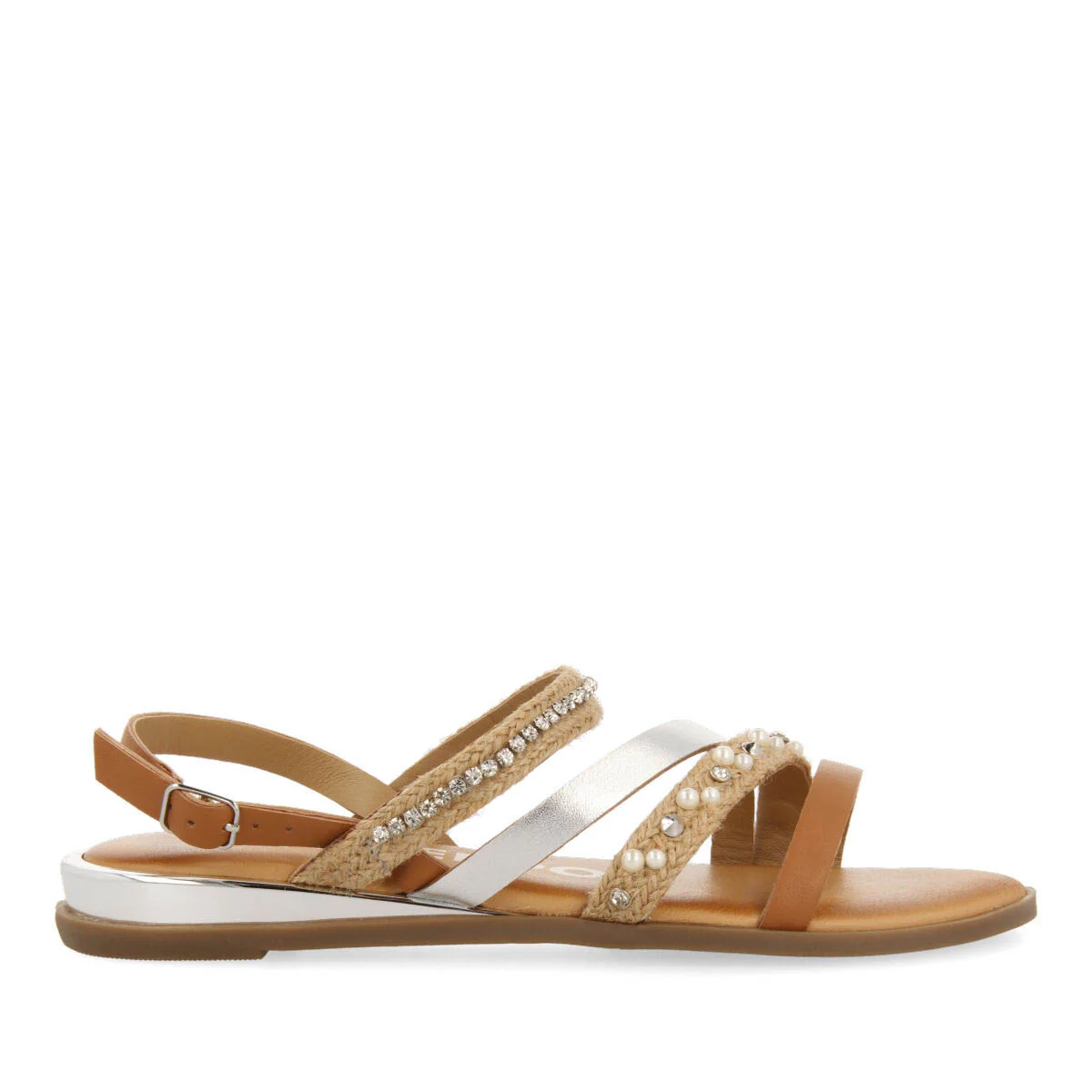 Baneins women's tan sandals with straps