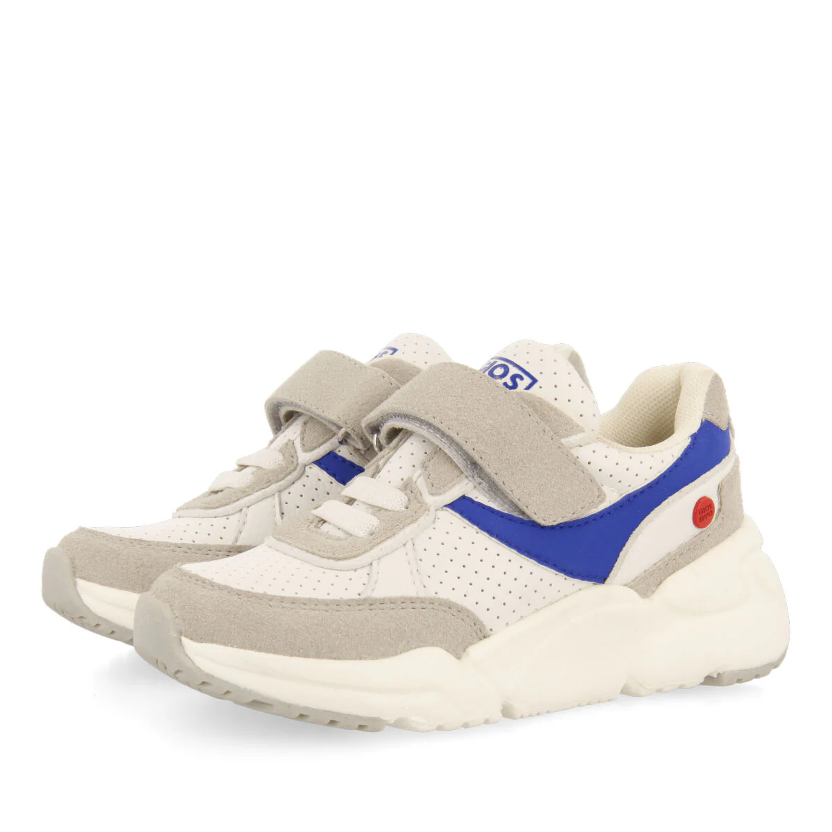 Barueri boys blue sneakers with light and flexible chunky soles - Image 2