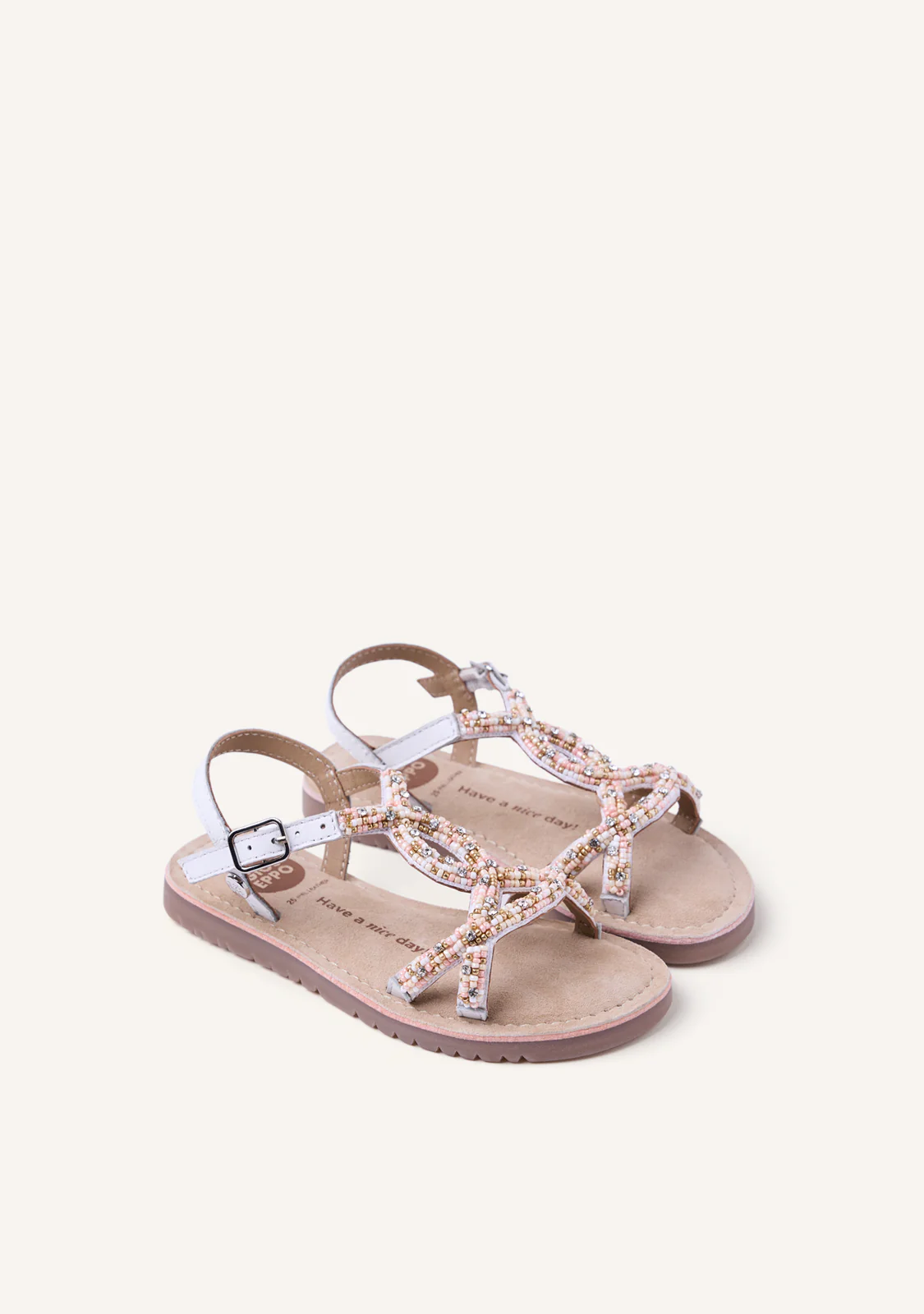 BEADED LEATHER SANDALS BARAGOI - Image 2