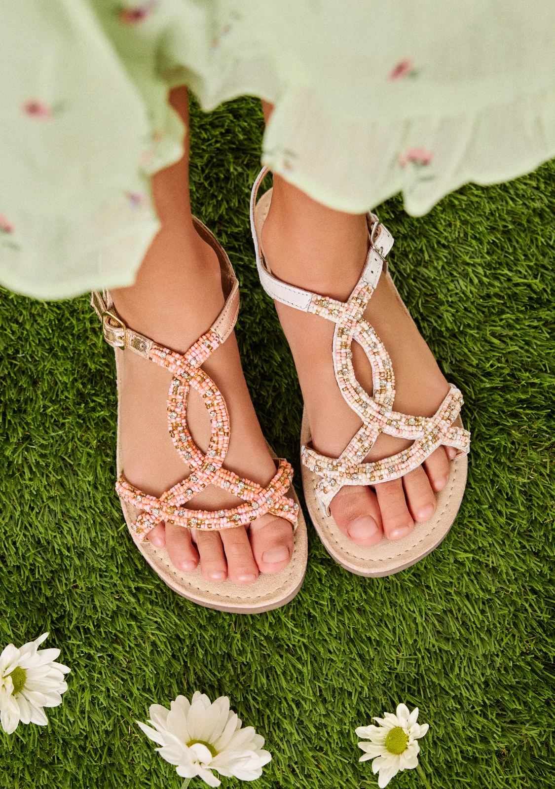 BEADED LEATHER SANDALS BARAGOI - Image 6