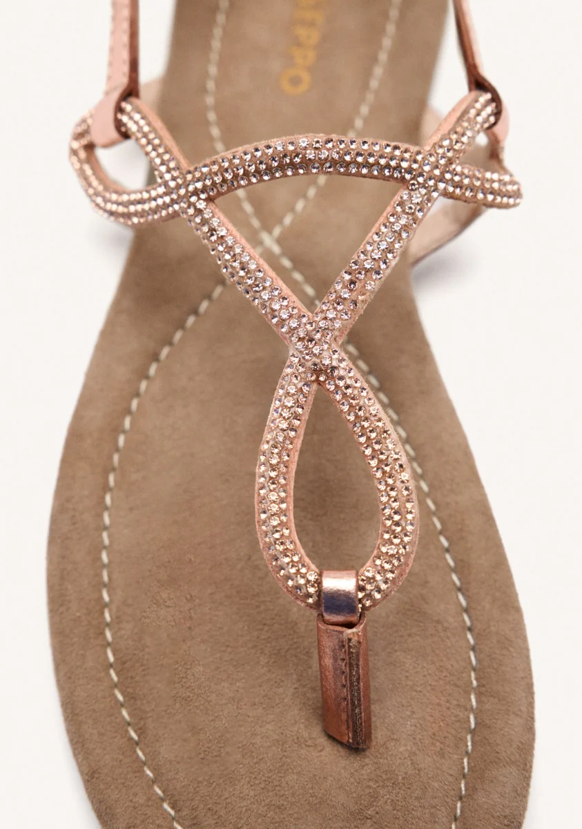 BEADED LEATHER SANDALS KINGFIELD - Image 3