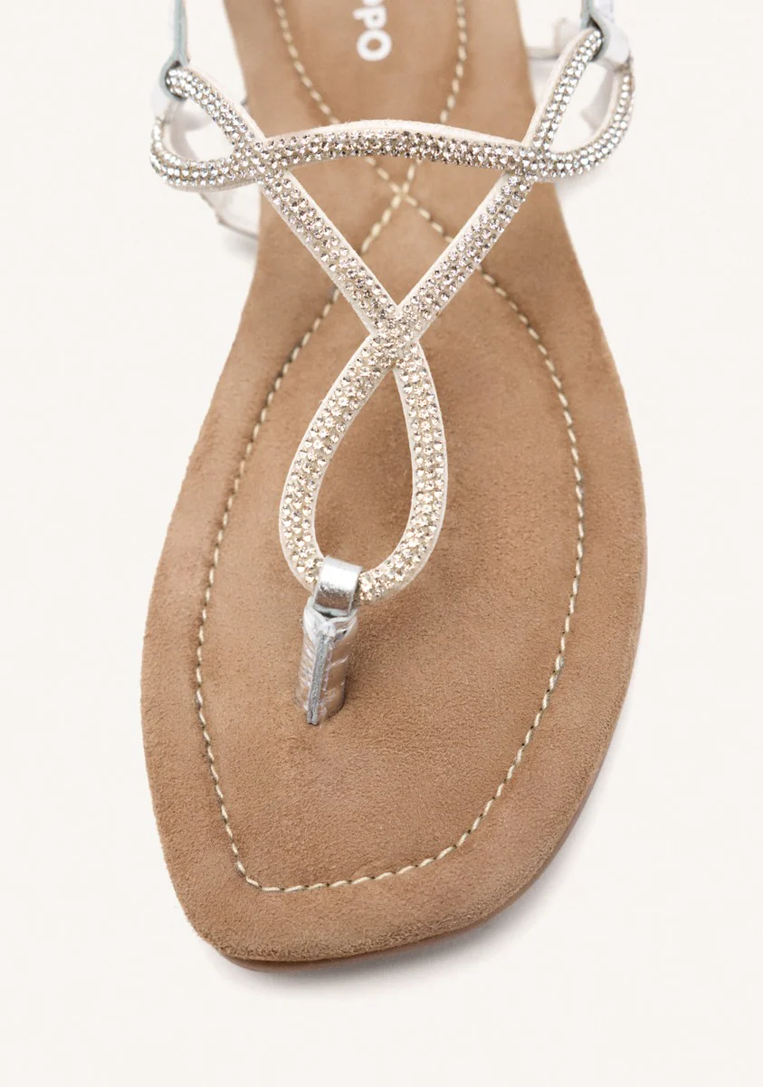 BEADED LEATHER SANDALS KINGFIELD - Image 3