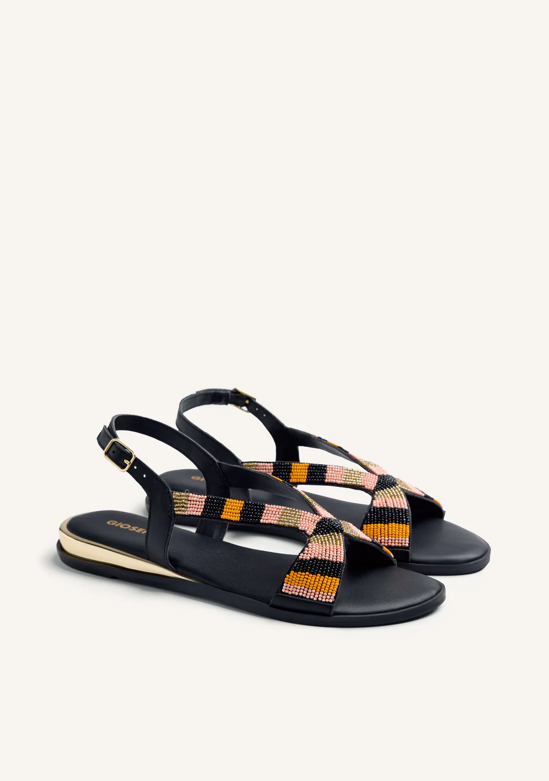 BEADED LEATHER WEDGE SANDALS SCHOEPKE - Image 2