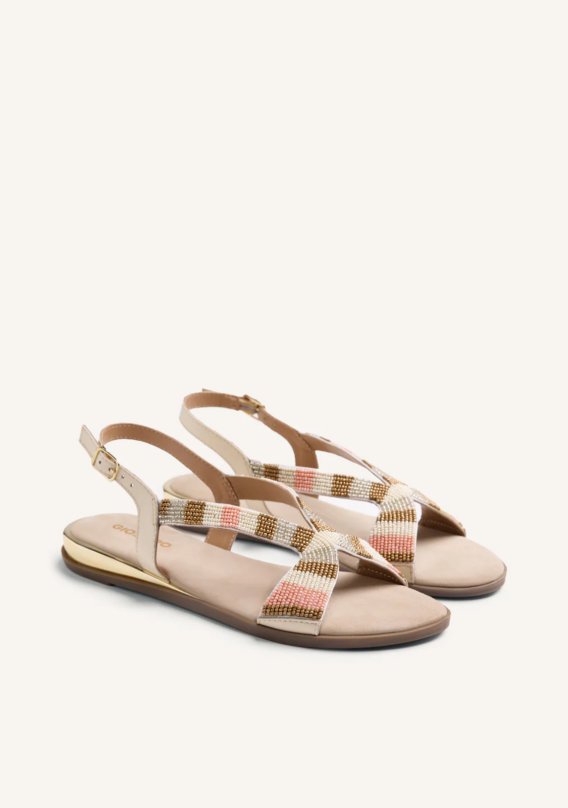 BEADED LEATHER WEDGE SANDALS SCHOEPKE - Image 2