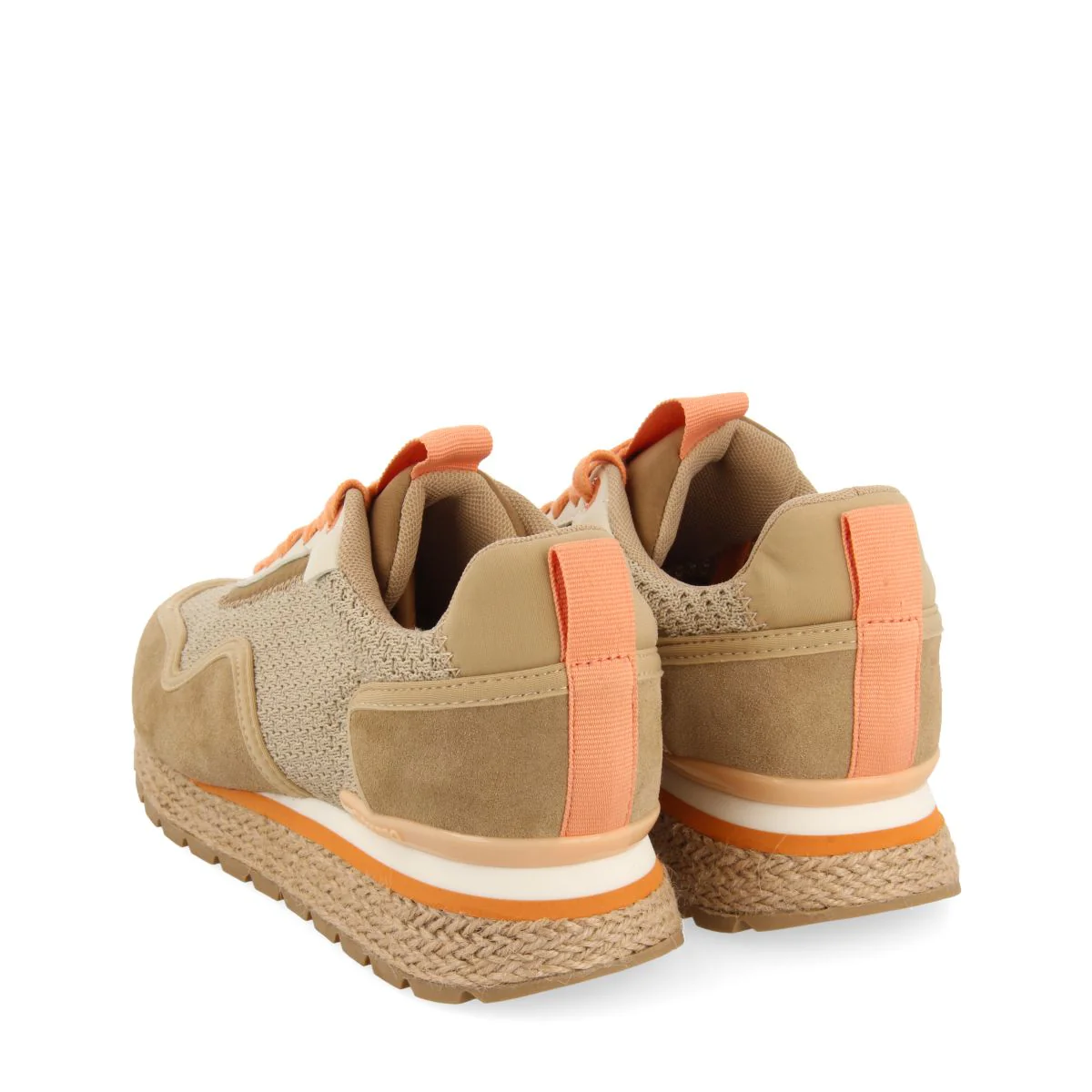 BEIGE MEDITERRANEAN STYLE SNEAKERS FOR WOMEN RUKAJ - Image 4