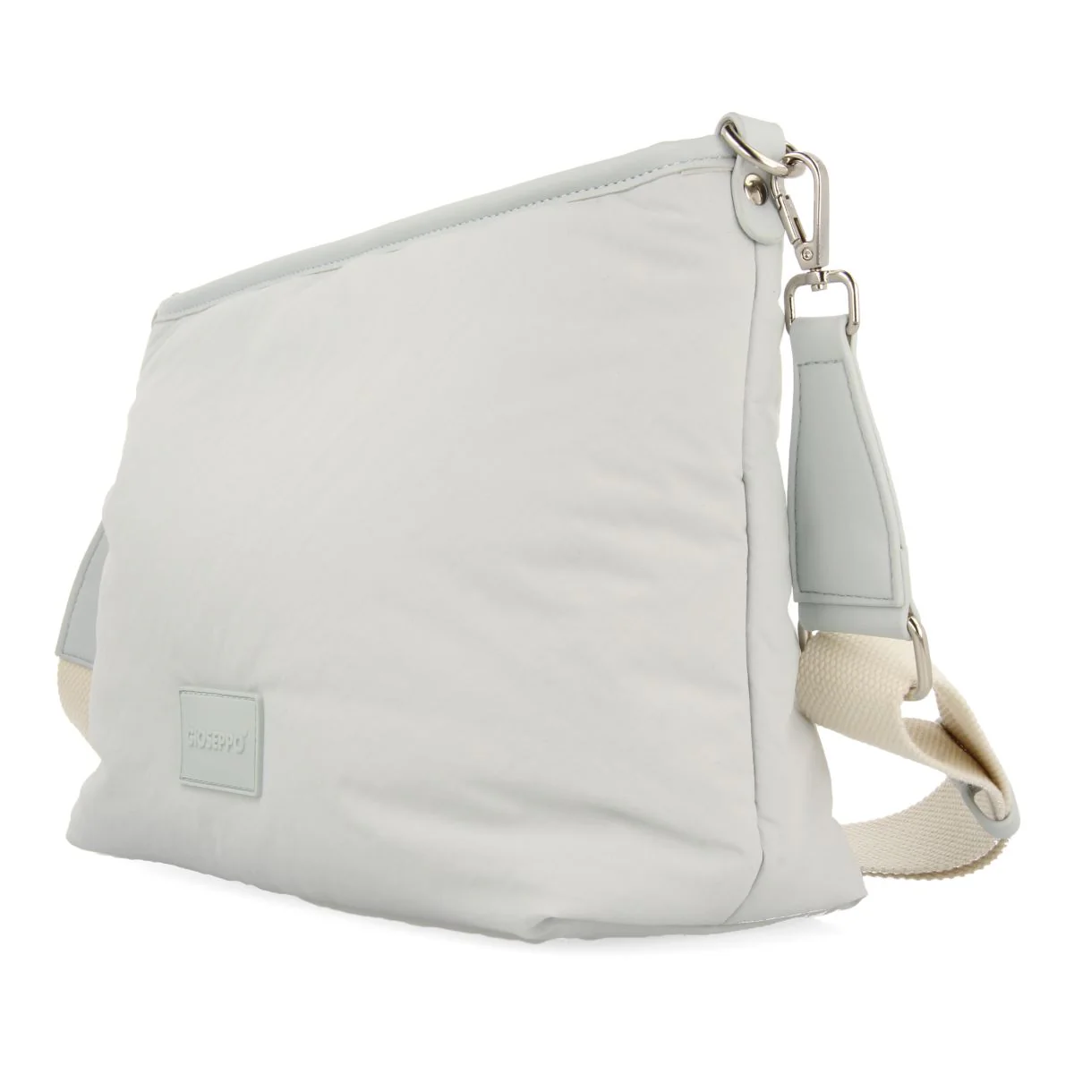 BEIGE NYLON CROSSBODY BAG WITH BEIGE PENDEEN DETAIL - Image 2