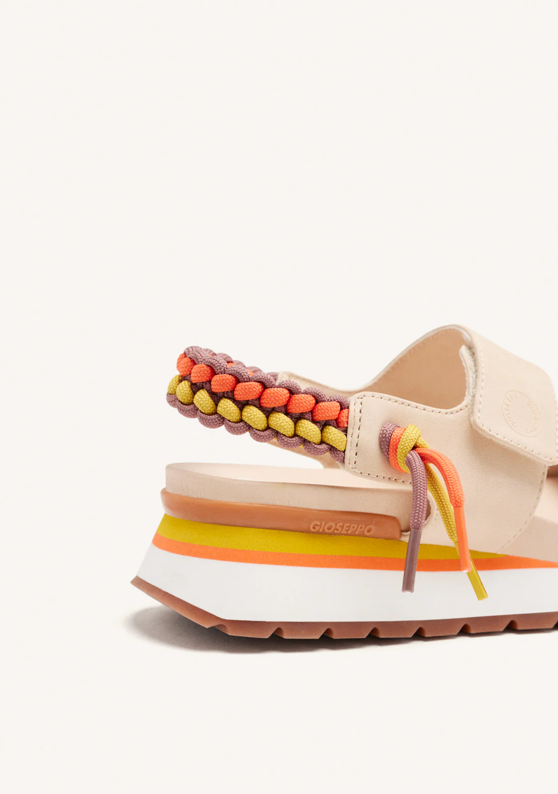 BEIGE SPORTS SANDALS WITH MULTICOLOR REAR DETAIL FOR WOMEN AUSTELL - Image 3