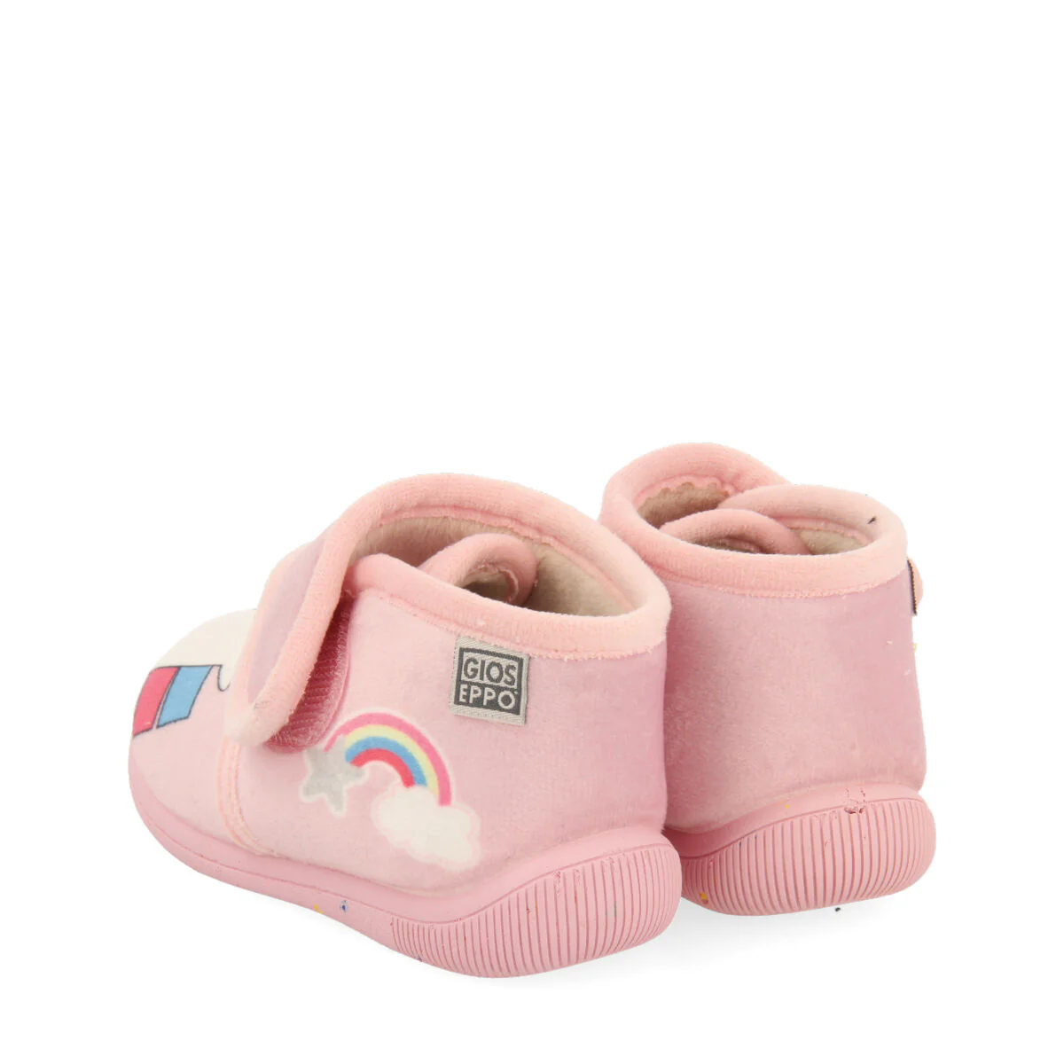 Beith babies' white slippers with an embroidered face - Image 4