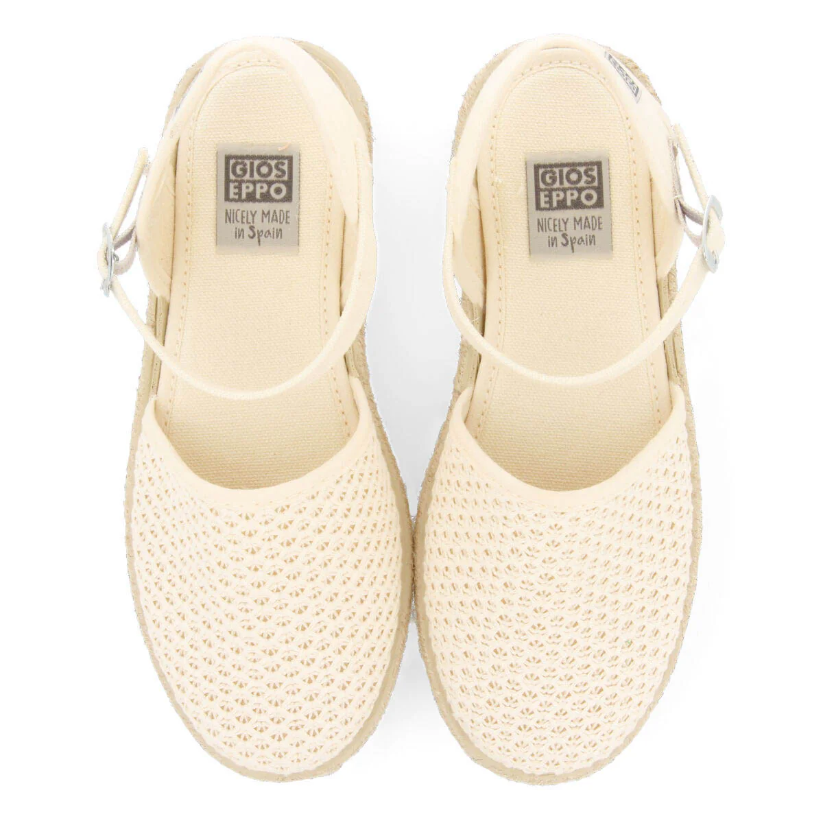 Berizal girls beige mesh espadrilles - Image 3