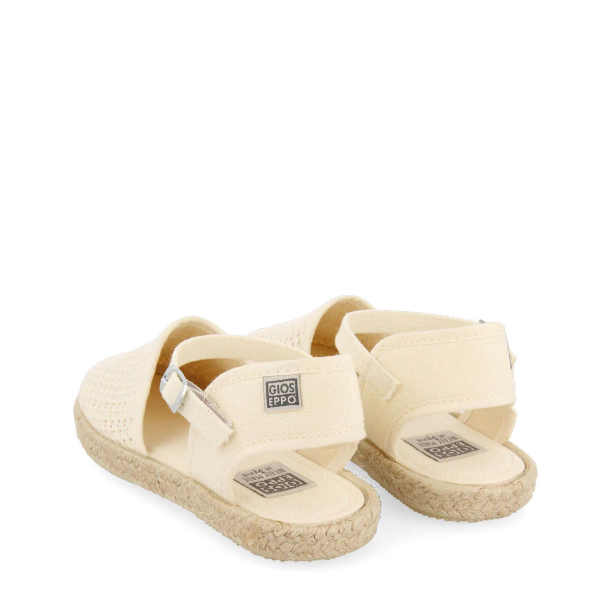 Berizal girls beige mesh espadrilles - Image 4