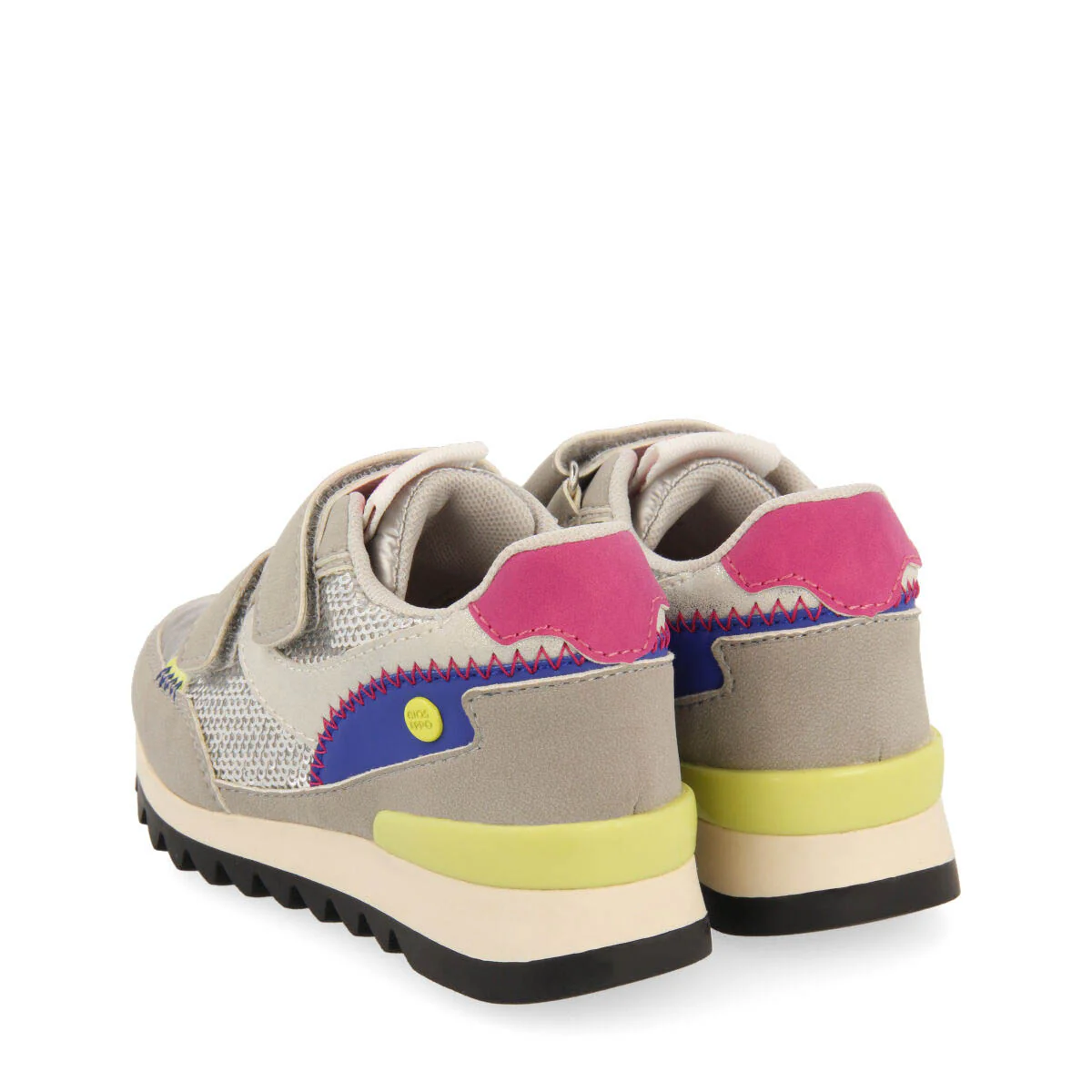 Biberw children's silver sequinned sneakers - Image 4