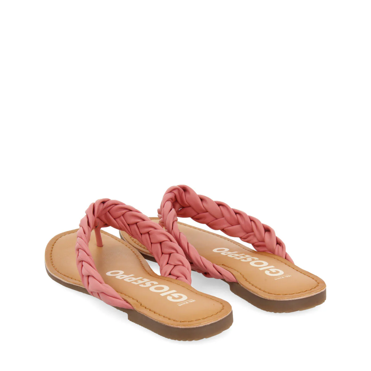 Bicas women's flat pink braided sandals - Image 4