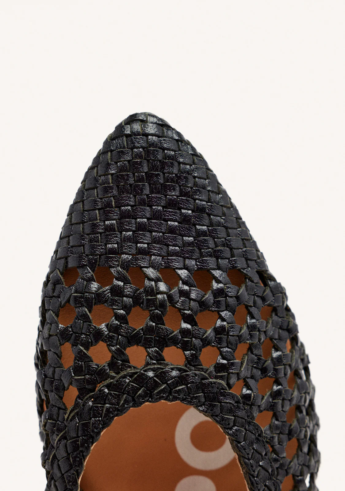BRAIDED LEATHER BALLET FLATS DELL - Image 3