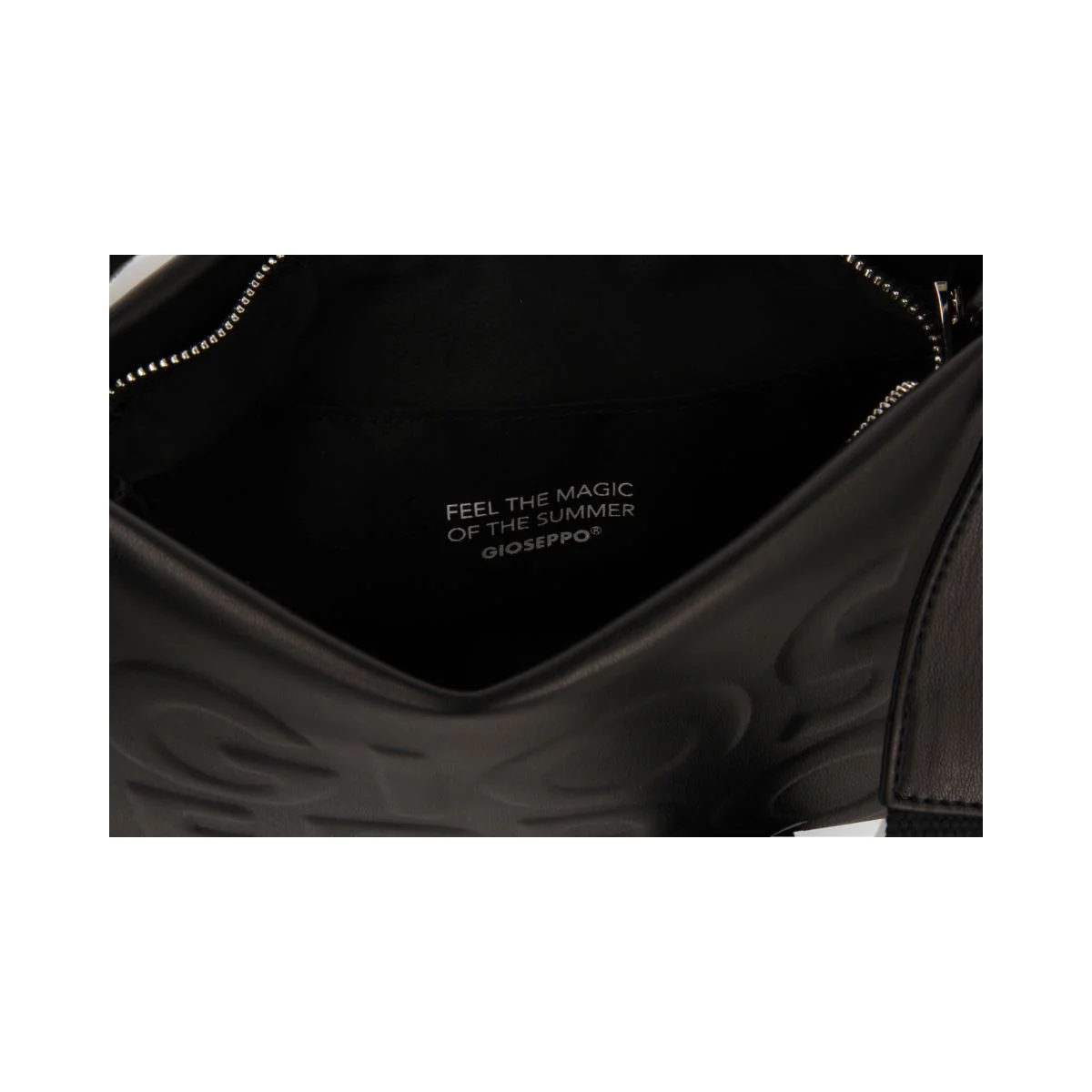 BLACK HANDBAG WITH MULTICOLOR CHAIN DETAIL NOCATEE - Image 5
