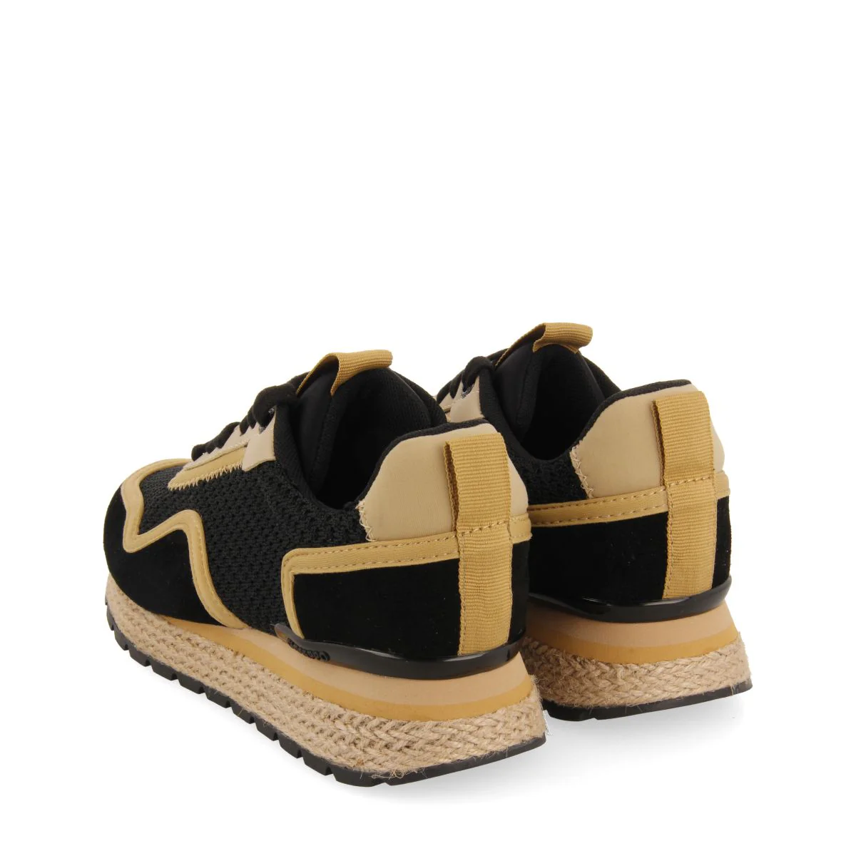 BLACK MEDITERRANEAN STYLE SNEAKERS FOR WOMEN RUKAJ - Image 4