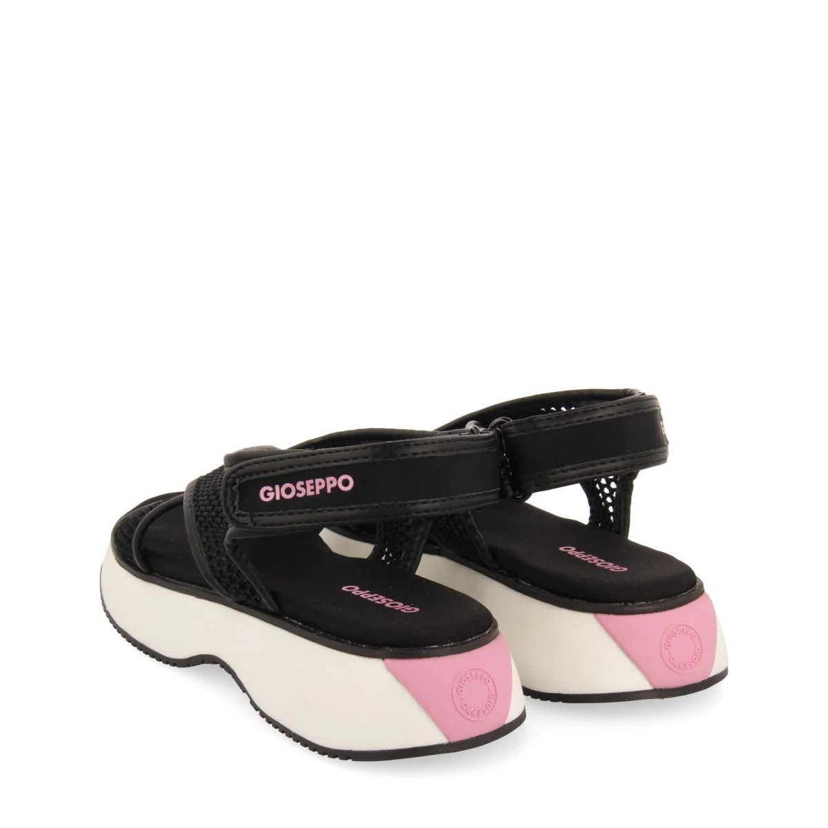 BLACK MESH SPORTS SANDALS FOR WOMEN VALDINA - Image 3