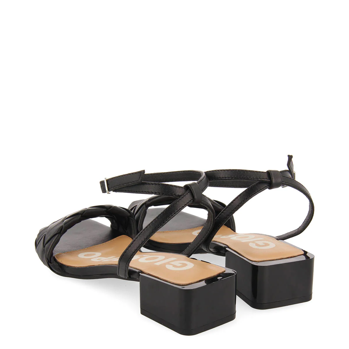 BLACK SANDALS WITH BRAIDED DETAILS FOR WOMAN CRAIBAS - Image 3