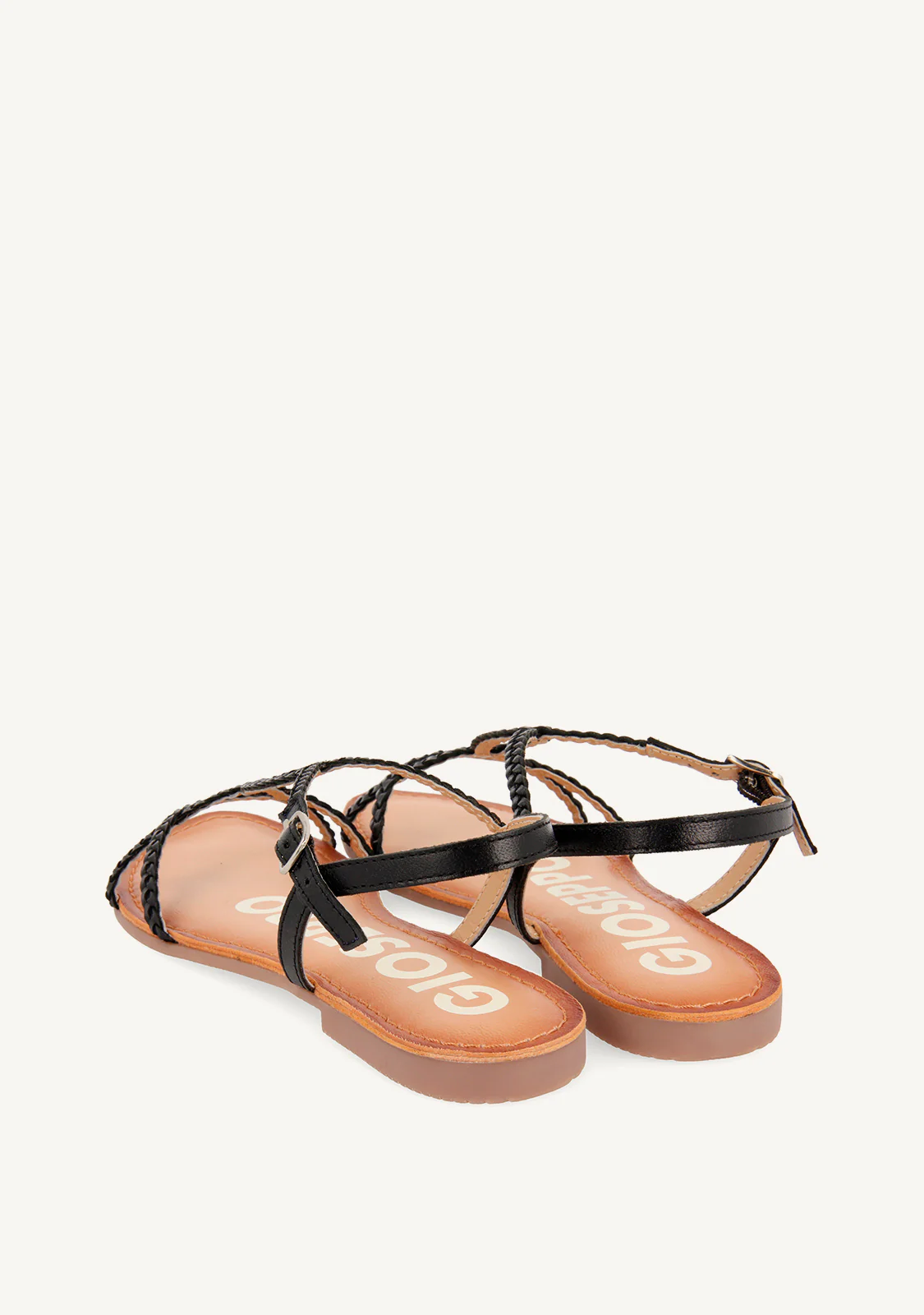 BRAIDED LEATHER SANDALS OSSIAN - Image 3