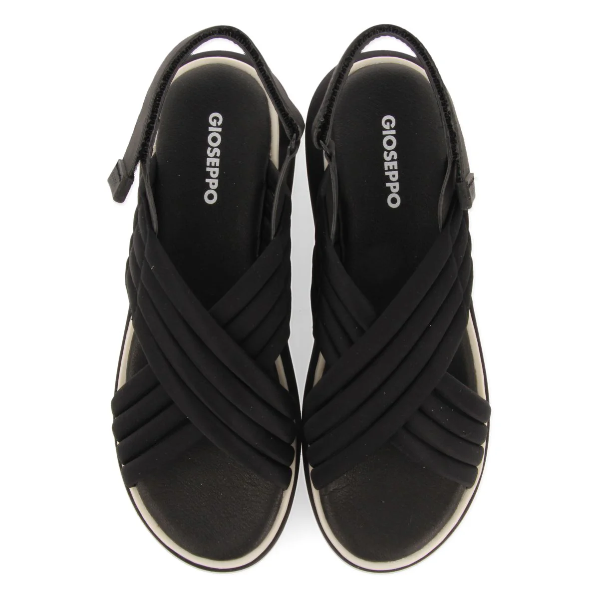 BLACK SPORTS SANDALS WITH PLATFORM FOR WOMEN BRYHER - Image 5