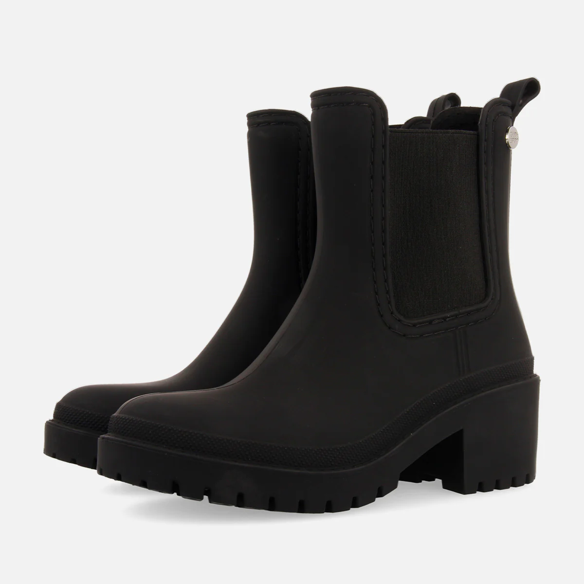 Black wellies in chelsea style for woman LESJA - Image 5