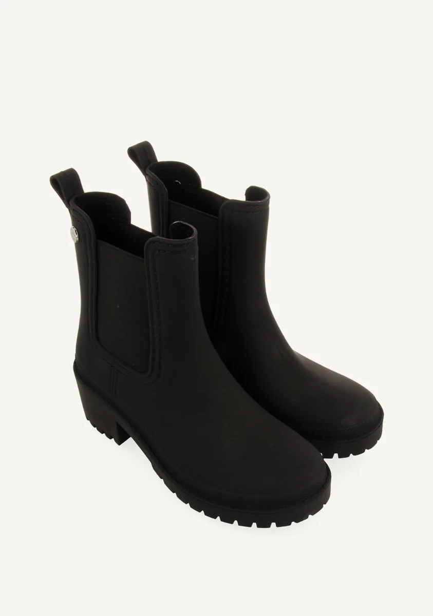 Black wellies in chelsea style for woman LESJA - Image 9