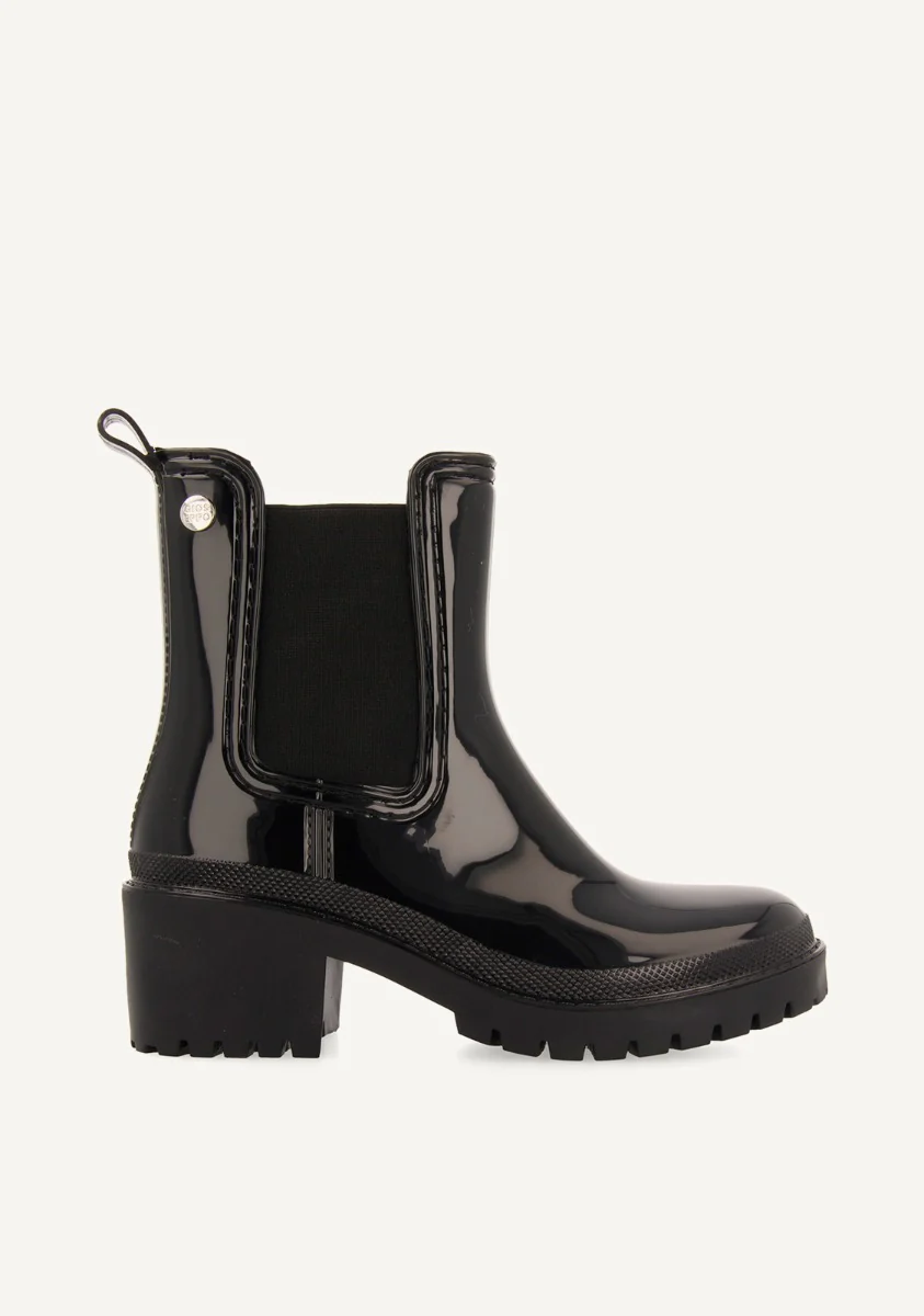 Black wellies in chelsea style for woman TRYSIL