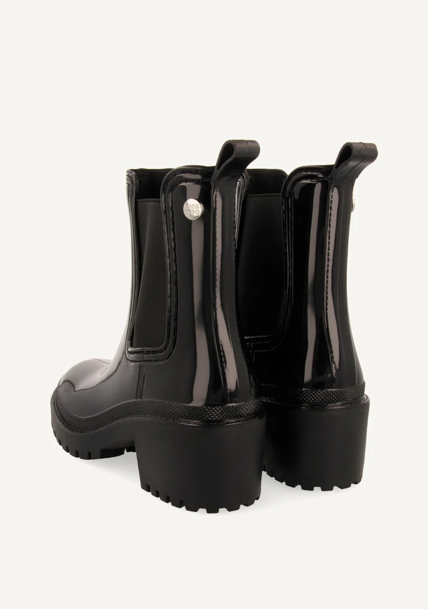 Black wellies in chelsea style for woman TRYSIL - Image 4