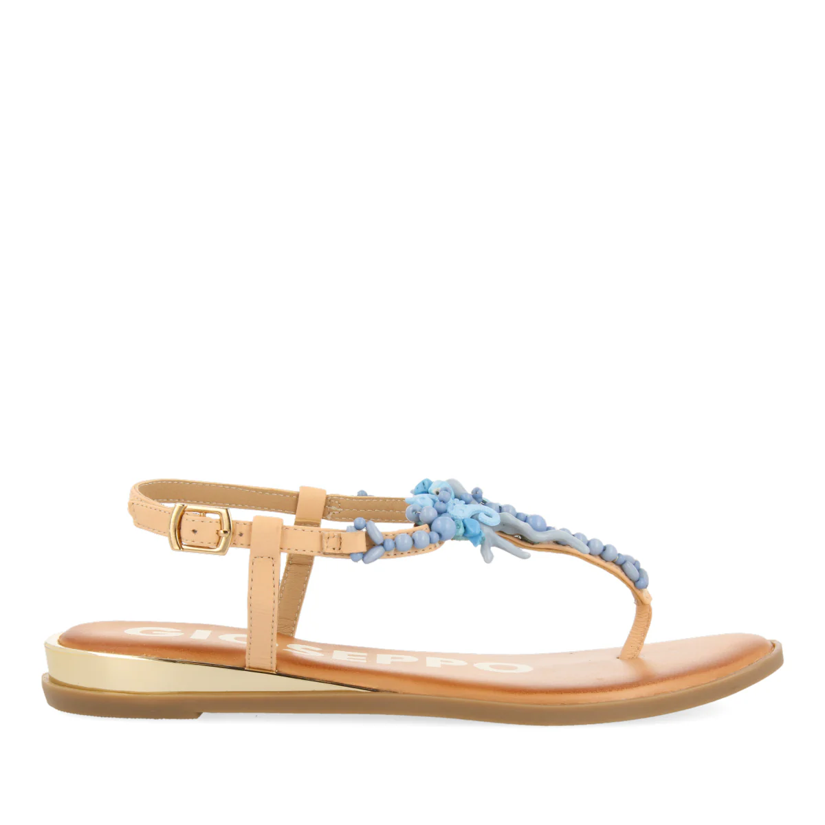 BLUE SANDALS WITH DETAILS FOR WOMAN ALBANY
