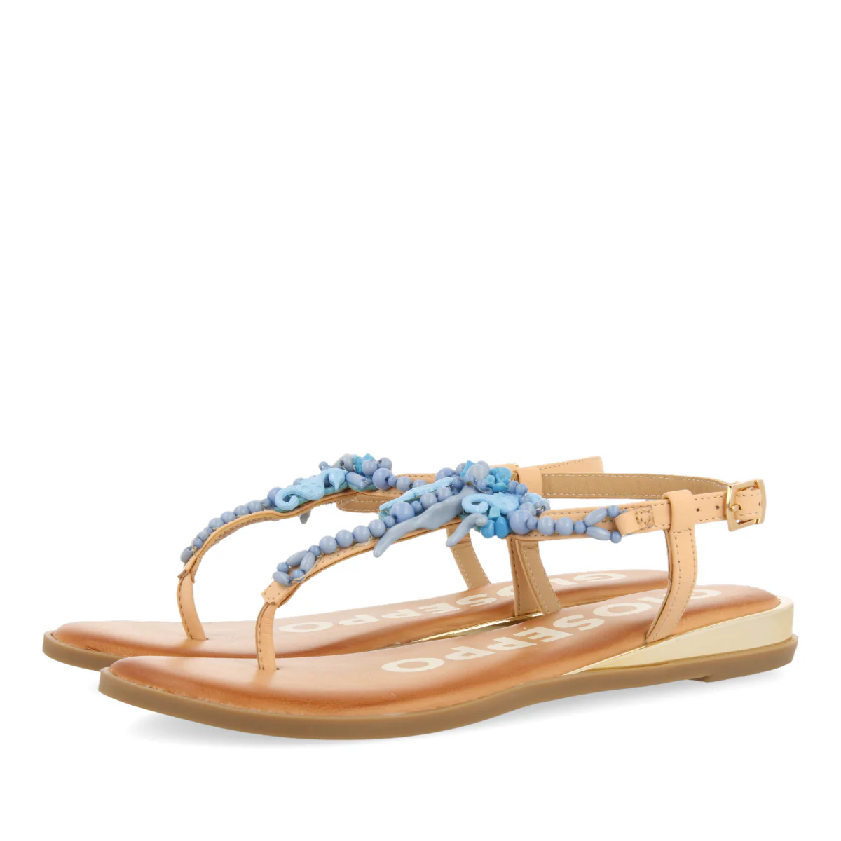 BLUE SANDALS WITH DETAILS FOR WOMAN ALBANY - Image 2
