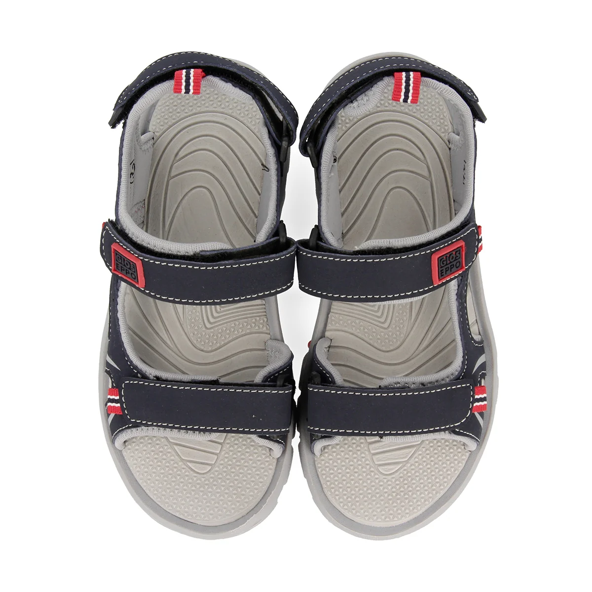 Blue sporty flip flops for boys AACHEN - Image 3
