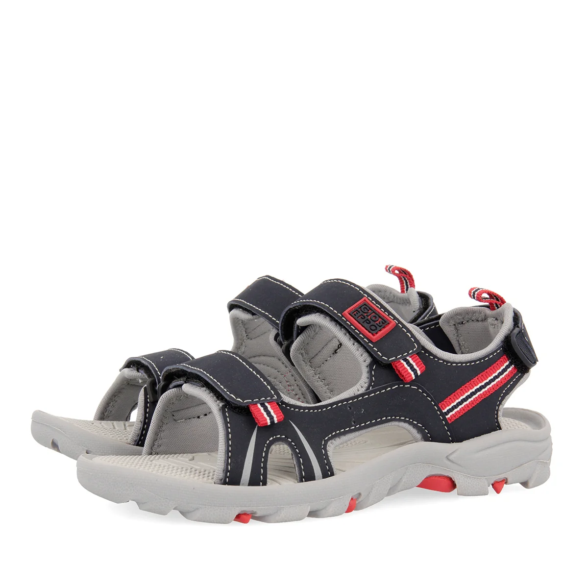 Blue sporty flip flops for boys AACHEN - Image 5