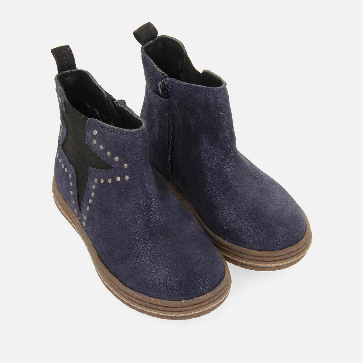 BOOTS WITH SHINY SUEDE LEATHER STUDS AJKA - Image 4