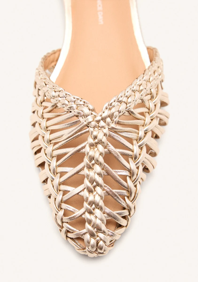 BRAIDED LEATHER BALLET FLATS BINGHAM - Image 4