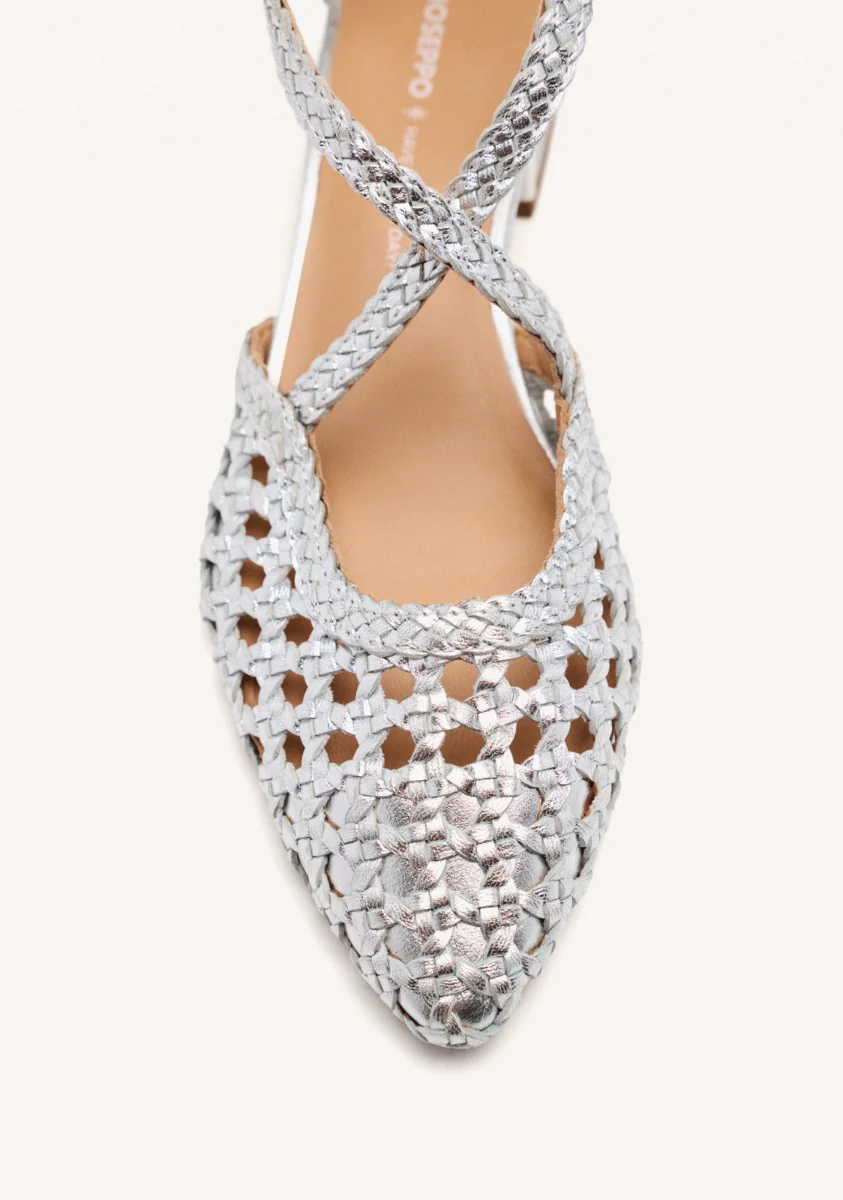 BRAIDED LEATHER BALLET FLATS BRILLION - Image 3