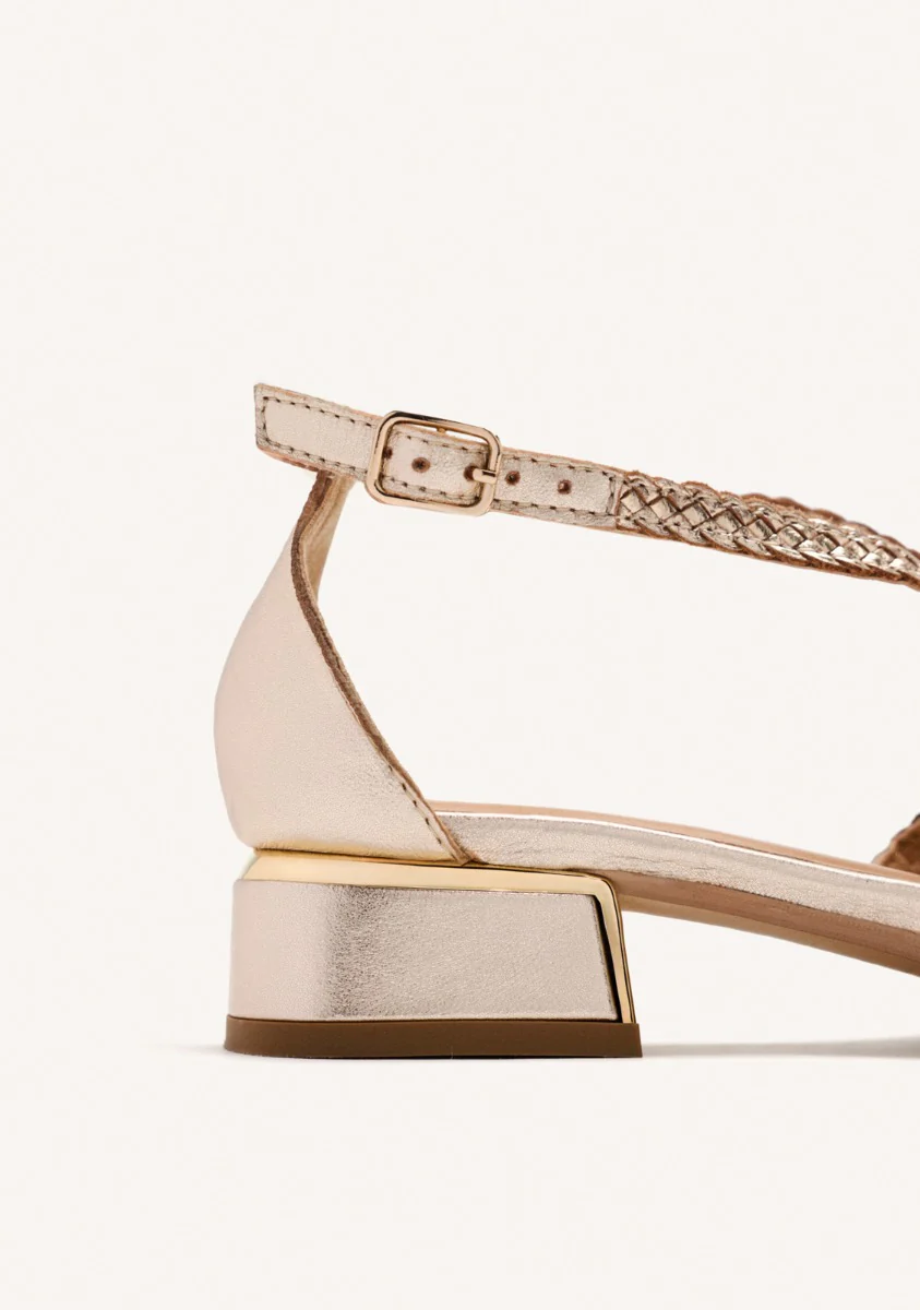 BRAIDED LEATHER BALLET FLATS BRILLION - Image 4